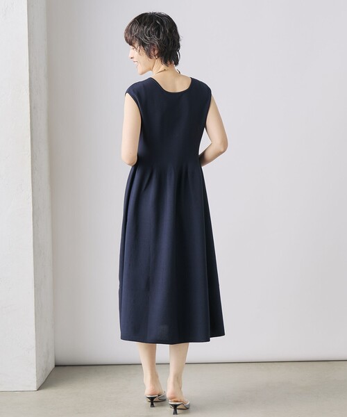 NOLLEY’S（ノーリーズ）の「《手洗い可能》2WAYノースリーブニットワンピース（ワンピース・レディース・ブラック/ネイビー/ブラック系その他3・38）」の16枚目の写真