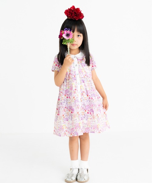 【新品未使用タグ付き】babyDior ワンピース 24M 高身長 汗染みしにくい綿100％カットソーマキシ丈ワンピース