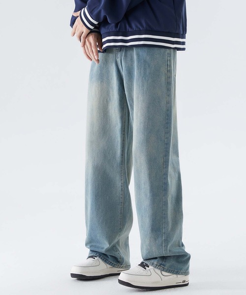 aimoha(アイモハ)の「aimoha men ヴィンテージ風デニム(デニムパンツ・メンズ・ブルー/ダークグレー・LARGE/MEDIUM/X-LARGE/XX-LARGE)」の11枚目の写真