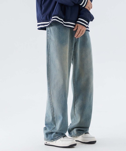 aimoha(アイモハ)の「aimoha men ヴィンテージ風デニム(デニムパンツ・メンズ・ブルー/ダークグレー・LARGE/MEDIUM/X-LARGE/XX-LARGE)」の12枚目の写真