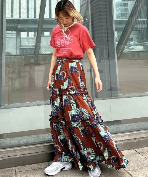 ROSE BUD スカート サイドラインスカート : ZOZOTOWN Yahoo!店