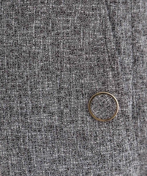 grove（グローブ）の「ツイードサロペット（サロペット/オーバーオール・レディース・ブラック/グレー・02/03/01/04/05）」の6枚目の写真