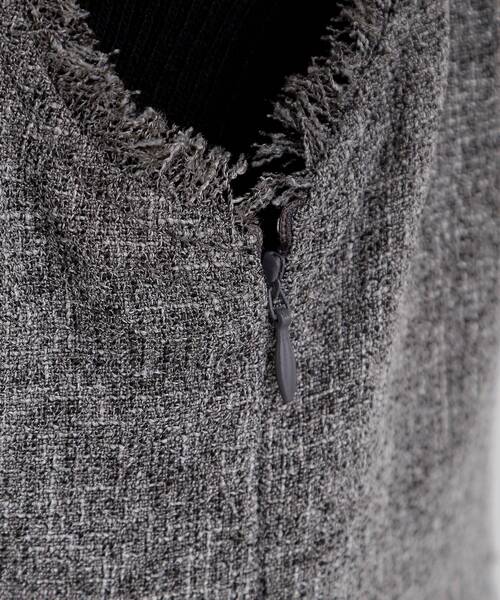 grove（グローブ）の「ツイードサロペット（サロペット/オーバーオール・レディース・ブラック/グレー・02/03/01/04/05）」の16枚目の写真