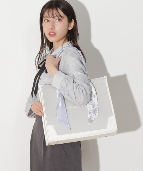 A4収納可能＜JILL by JILL STUART＞フラワースカーフトート大 フラワースカーフトート大 | JILL by JILL STUART（ジル バイ