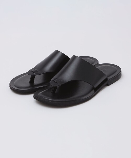 CORSO ROMA，9（コルソローマ）の「CORSO ROMA 9: トング サンダル（サンダル・メンズ・ブラック/ブラウン・42/41/40/43）」の2枚目の写真