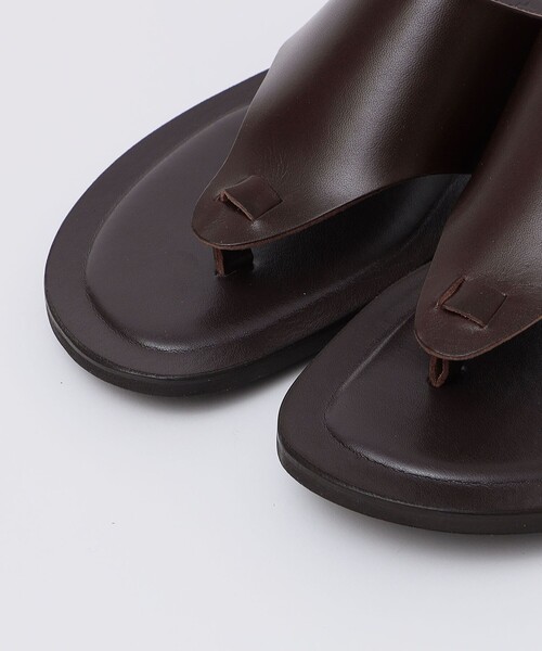 CORSO ROMA，9（コルソローマ）の「CORSO ROMA 9: トング サンダル（サンダル・メンズ・ブラック/ブラウン・42/41/40/43）」の3枚目の写真