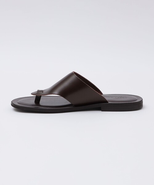 CORSO ROMA，9（コルソローマ）の「CORSO ROMA 9: トング サンダル（サンダル・メンズ・ブラック/ブラウン・42/41/40/43）」の6枚目の写真