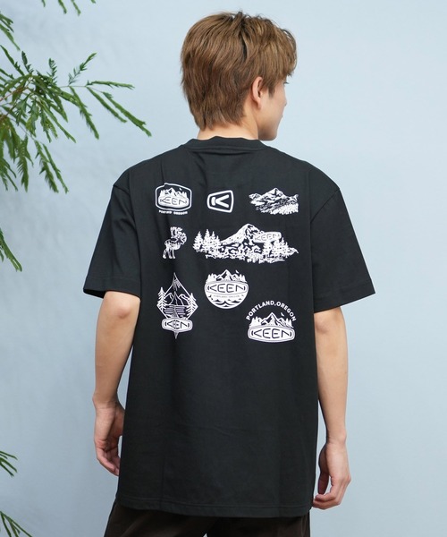 超爆安 ムラサキスポーツ限定】KEEN/キーン 半袖Tシャツ バックプリント トップス