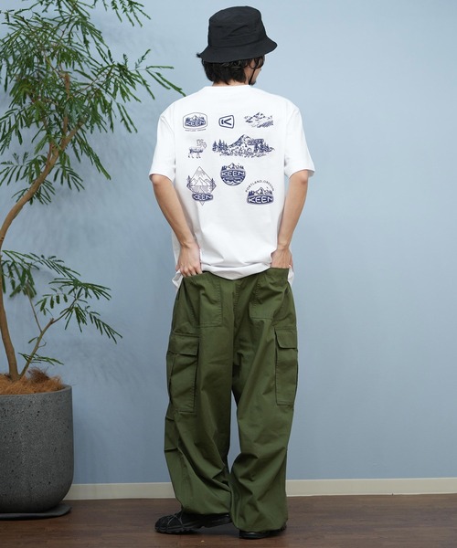 KEEN（キーン）の「【ムラサキスポーツ限定】KEEN/キーン 半袖Tシャツ バックプリント 吸汗速乾 1031501/1031502/1031503（Tシャツ/カットソー・メンズ・ブラック/カーキブラウン/ホワイト・XL/L/M/S）」の11枚目の写真