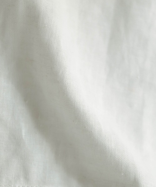 NOMBRE IMPAIR（ノンブルアンペール）の「チュールパーツ付キ綿麻　フレンチブラウス（シャツ/ブラウス・レディース・ブラック/ホワイト・FREE）」の6枚目の写真