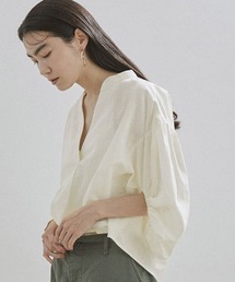 【ZOZOTOWN限定】パフスリーブスキッパーブラウス