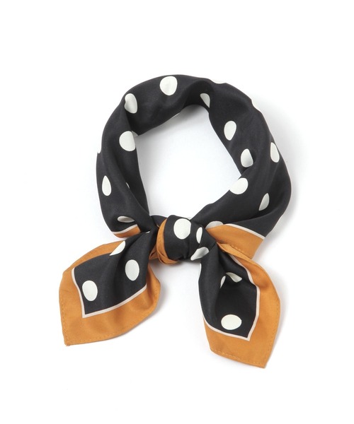 LOWRYS FARM（ローリーズファーム）の「スカーフ５３＊５３ 320817（バンダナ/スカーフ・レディース・オフホワイト/ブラウン/ブラック・FREE）」の3枚目の写真