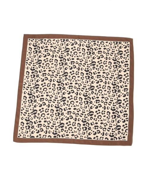 LOWRYS FARM（ローリーズファーム）の「スカーフ５３＊５３ 320817（バンダナ/スカーフ・レディース・オフホワイト/ブラウン/ブラック・FREE）」の4枚目の写真