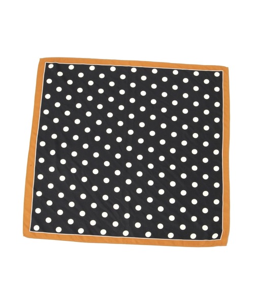 LOWRYS FARM（ローリーズファーム）の「スカーフ５３＊５３ 320817（バンダナ/スカーフ・レディース・オフホワイト/ブラウン/ブラック・FREE）」の5枚目の写真