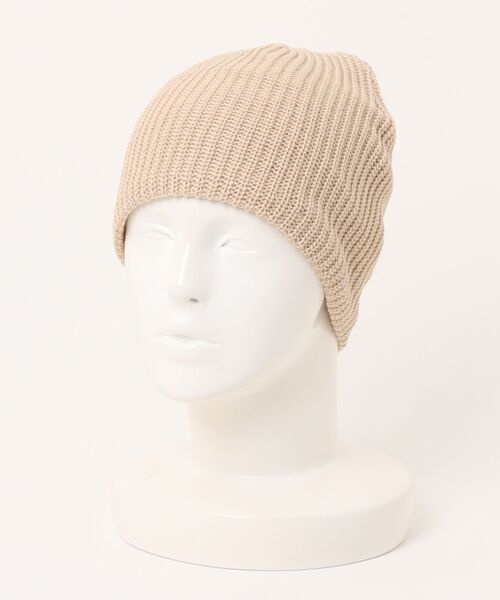 polcadot（ポルカドット）の「COOL TOUGH SINGILE WATCH／接触冷感 シングルワッチ（ニットキャップ/ビーニー・レディース・ライトグレー/アイボリー/ブラック/グレイッシュベージュ/ライトブルー/ベージュ・FREE）」の4枚目の写真