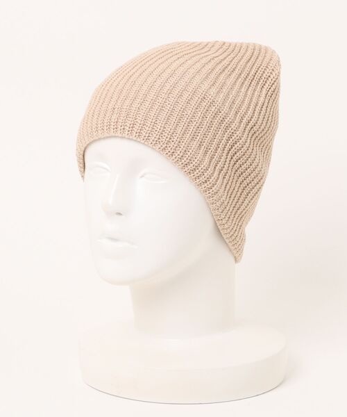 polcadot（ポルカドット）の「COOL TOUGH SINGILE WATCH／接触冷感 シングルワッチ（ニットキャップ/ビーニー・レディース・ライトグレー/アイボリー/ブラック/グレイッシュベージュ/ライトブルー/ベージュ・FREE）」の5枚目の写真