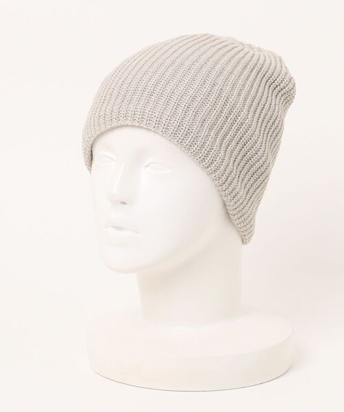 polcadot（ポルカドット）の「COOL TOUGH SINGILE WATCH／接触冷感 シングルワッチ（ニットキャップ/ビーニー・レディース・ライトグレー/アイボリー/ブラック/グレイッシュベージュ/ライトブルー/ベージュ・FREE）」の10枚目の写真