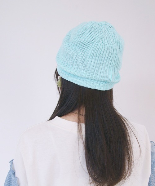 polcadot（ポルカドット）の「COOL TOUGH SINGILE WATCH／接触冷感 シングルワッチ（ニットキャップ/ビーニー・レディース・ライトグレー/アイボリー/ブラック/グレイッシュベージュ/ライトブルー/ベージュ・FREE）」の13枚目の写真