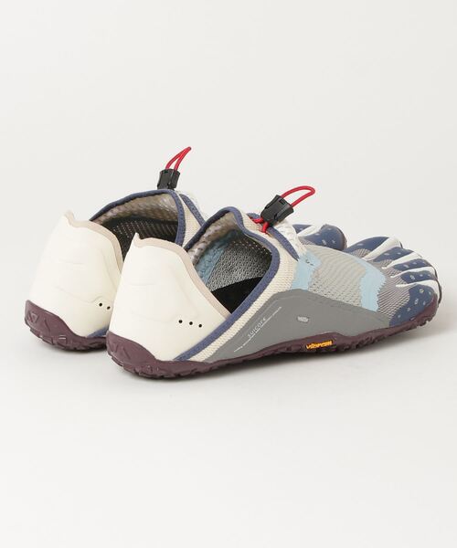 Vibram 5fingers by SUICOKE humamphibian-LO/Mens- Mud gray / Pale aqua