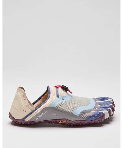 Vibram 5fingers by SUICOKE humamphibian-LO/Mens- Mud gray / Pale aqua