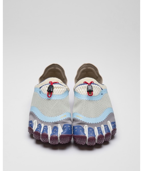 靴 VIBRAM 5FINGERS SUICOKE HUMAMPHIBIAN-LO Vibram 5fingers by SUICOKE humamphibian-LO/Mens- Mud gray / Pale aqua