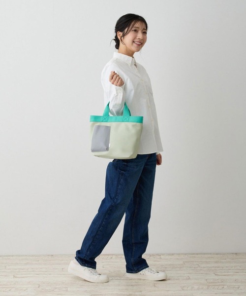 ROOTOTE（ルートート）の「ルートート / SN.デリ.クロレ-C（トートバッグ・レディース・ミント/イエロー/ホワイト/ピンク/ブラック/シルバー・FREE）」の11枚目の写真