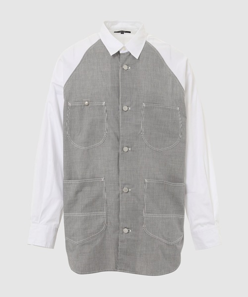 COMME des GARCONS HOMME 綿ピンポイントオックスシャツ 綿ピンポイントオックスシャツ 製品洗 B009 (HL-B009-051
