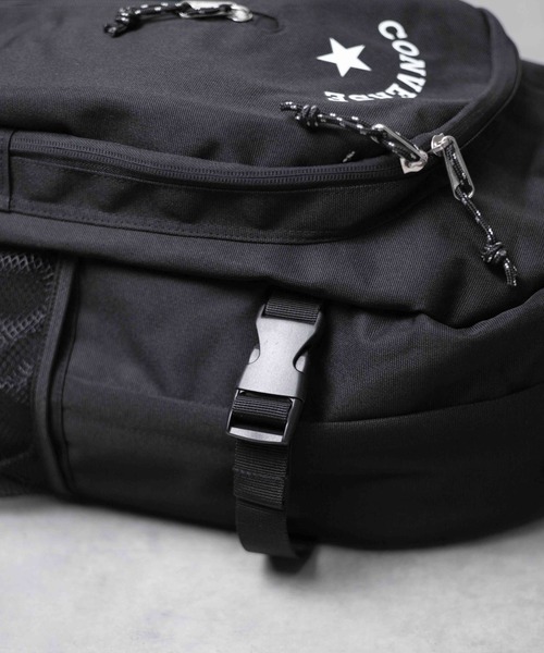 CONVERSE（コンバース）の「【RS】【CONVERSE】LOGO PRINT BACK PACK（バックパック/リュック・レディース・ブラック系その他/ベージュ/ブラック・FREE）」の7枚目の写真