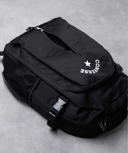 CONVERSE（コンバース）の「【RS】【CONVERSE】LOGO PRINT BACK PACK（バックパック/リュック・レディース・ブラック系その他/ベージュ/ブラック・FREE）」の10枚目の写真