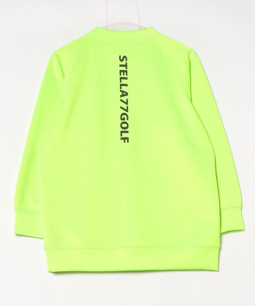 stella77golf（ステラセブンティーンセブンゴルフ）の「蛍光ｶﾗｰｺﾞﾙﾌﾓｯｸﾈｯｸ長袖T（Tシャツ/カットソー・メンズ・ブラック/ホワイト/オレンジ系/イエロー系・MEDIUM/LARGE/X-LARGE/XX-LARGE）」の6枚目の写真
