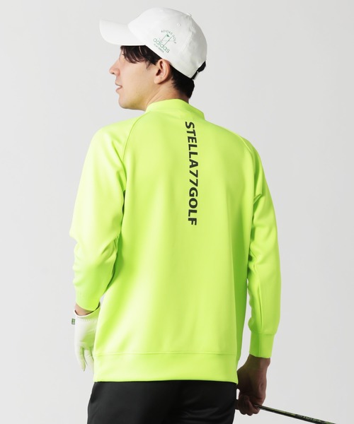 stella77golf（ステラセブンティーンセブンゴルフ）の「蛍光ｶﾗｰｺﾞﾙﾌﾓｯｸﾈｯｸ長袖T（Tシャツ/カットソー・メンズ・ブラック/ホワイト/オレンジ系/イエロー系・MEDIUM/LARGE/X-LARGE/XX-LARGE）」の11枚目の写真