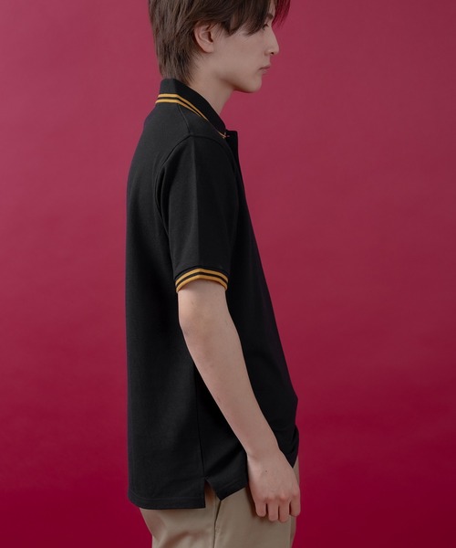 SIDEWAY STANCE（サイドウェイスタンス）の「【SIDEWAY STANCE】鹿の子 ワンポイント ポロシャツ（ポロシャツ・メンズ・ネイビー/ブラック/杢グレー/ホワイト・SMALL/MEDIUM/LARGE/X-LARGE）」の10枚目の写真