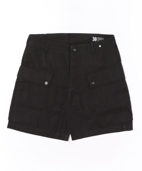 ARCHIVER(アーカイバ)の「【HOUSTON / ヒューストン】 USMC HBT MONKEY SHORTS / ヘリンボーンツイルモンキーショーツ(その他パンツ・メンズ・ブラック・SMALL)」の2枚目の写真