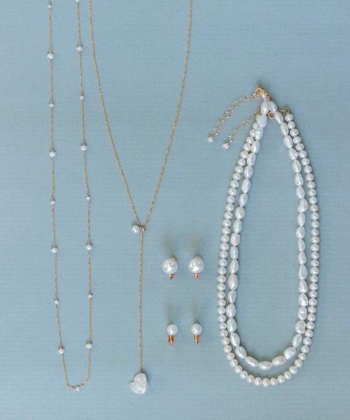 NOIR DE POUPEE(ノワールドプーペ)の「beau temps K14GF 淡水パール バロックショート ネックレス(ネックレス・レディース・ホワイト・FREE)」の14枚目の写真