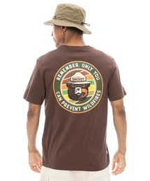 ELEMENT（エレメント）の「ELEMENT メンズ SBXE PREVENT SS Tシャツ 【2025年春夏モデル】/エレメントSMOKEY BEARコラボバックプリント半袖Tシャツ（Tシャツ/カットソー）」