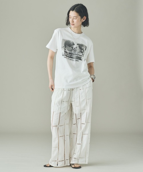 美品 数回着のみ Curensology カレンソロジー エンブロイダリーパンツ Curensology(カレンソロジー)/エンブロイダリーパンツ（その他パンツ