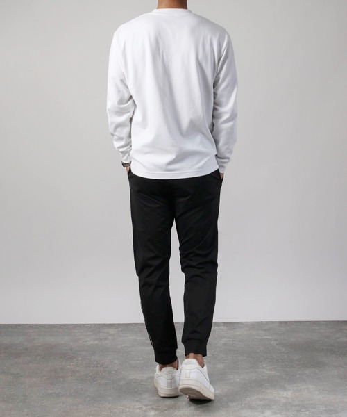 SKKONE(スコーネ)の「【Nylaus】速乾 ストレッチ イージージョガーパンツ ストレッチパンツ ロングパンツ サイドライン(その他パンツ・メンズ・杢グレー/ネイビー/ブラック/チャコール・LL/L/M)」の14枚目の写真