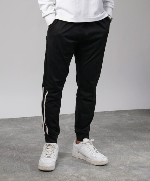 SKKONE(スコーネ)の「【Nylaus】速乾 ストレッチ イージージョガーパンツ ストレッチパンツ ロングパンツ サイドライン(その他パンツ・メンズ・杢グレー/ネイビー/ブラック/チャコール・LL/L/M)」の7枚目の写真