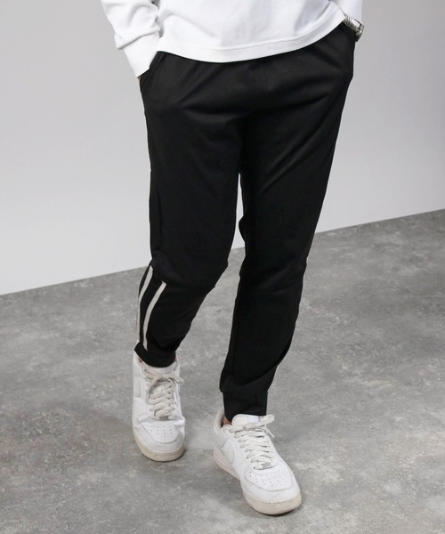 SKKONE(スコーネ)の「【Nylaus】速乾 ストレッチ イージージョガーパンツ ストレッチパンツ ロングパンツ サイドライン(その他パンツ・メンズ・杢グレー/ネイビー/ブラック/チャコール・LL/L/M)」の11枚目の写真