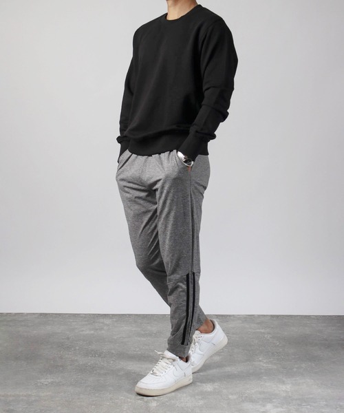 SKKONE(スコーネ)の「【Nylaus】速乾 ストレッチ イージージョガーパンツ ストレッチパンツ ロングパンツ サイドライン(その他パンツ・メンズ・杢グレー/ネイビー/ブラック/チャコール・LL/L/M)」の21枚目の写真