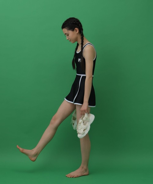 GLOBAL WORK(グローバルワーク)の「FILAコラボ/SWIMワンピース/319715(水着・キッズ・ブラック・140cm/150cm/160cm)」の14枚目の写真