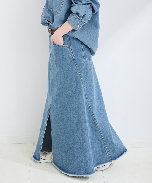 B.C STOCK(ベーセーストック)の「《追加》DU JOUR/デュ ジュール RODEO JEAN SKIRT(デニムスカート・レディース・ブルー系その他・38/36)」の11枚目の写真