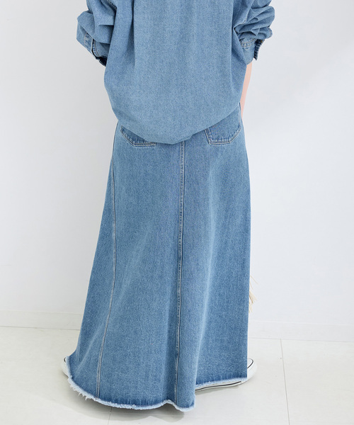 B.C STOCK(ベーセーストック)の「《追加》DU JOUR/デュ ジュール RODEO JEAN SKIRT(デニムスカート・レディース・ブルー系その他・38/36)」の13枚目の写真