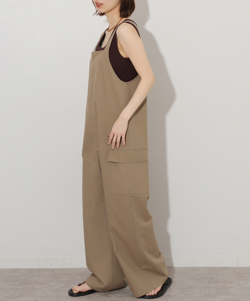JOURNAL STANDARD relume（ジャーナルスタンダード　レリューム）の「麻ブレンドサロペット（サロペット/オーバーオール・レディース・グレー/ベージュ・FREE）」の10枚目の写真