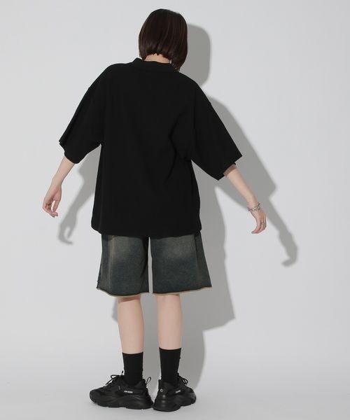 Anui（アニュイ）の「【UNISEX/2サイズ展開】カットハーフデニム（その他パンツ・レディース・ブラック/ブルー・MEDIUM/SMALL）」の15枚目の写真