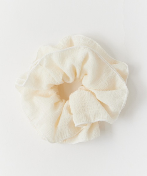 ROOPTOKYO（ループトウキョウ）の「Simple chiffon chou chou / シンプルシフォンシュシュ 夏物 夏服（シュシュ・レディース・アイボリー/ブラック/ピンク・FREE）」の6枚目の写真