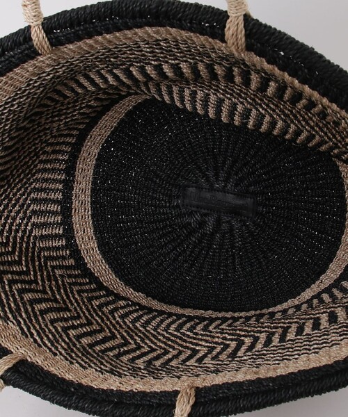 The Bagmati（ザバグマティ）の「【BAGMATI/バグマティ】 柄編みアバカバケットバッグ（かごバッグ・レディース・マルチ/ブラック系その他3・FREE）」の8枚目の写真