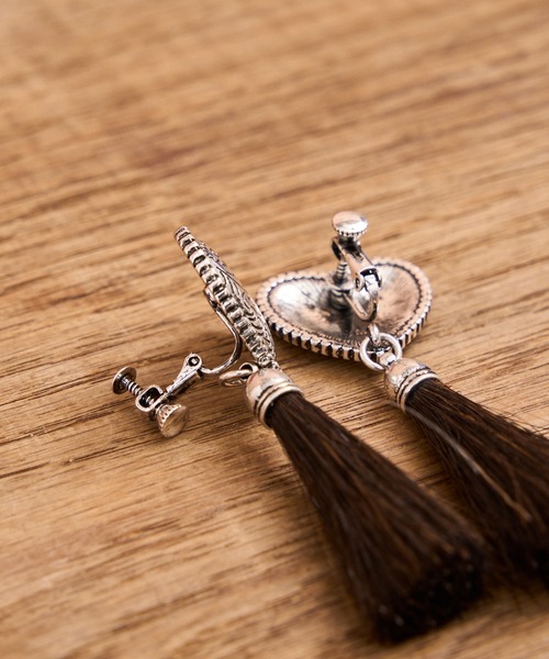 CIAOPANIC TYPY（チャオパニックティピー）の「【yuccA】アソート柄コンチョイヤリング（イヤリング・レディース・ベージュ/ベージュ系その他/ブラック系その他/ブラック・ONE SIZE）」の12枚目の写真