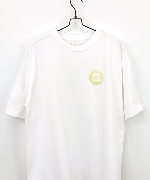 Burner（バーナー）の「【GROOVY STORE】バブルロゴ ワイドTシャツ（Tシャツ/カットソー・メンズ・ホワイト/ダークグリーン/ブラック/サックスブルー・M/L/LL）」の6枚目の写真