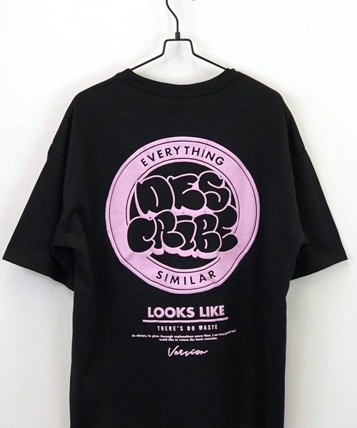 Burner（バーナー）の「【GROOVY STORE】バブルロゴ ワイドTシャツ（Tシャツ/カットソー・メンズ・ホワイト/ダークグリーン/ブラック/サックスブルー・M/L/LL）」の7枚目の写真